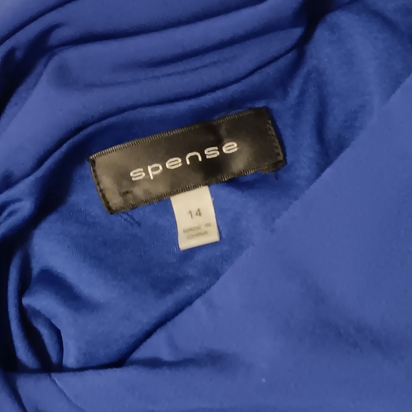 Spense Royal Blue Sleeveless Midi Dress - Picture 4 of 4